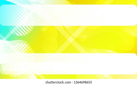 Wavy Background with Lines, Circle. For Cover Page, Landing Page, Banner. Vector Illustration.