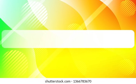 Wavy Background with Lines, Circle. For Cover Page, Landing Page, Banner. Vector Illustration.