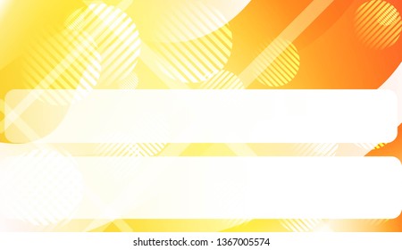 Wavy Background with Lines, Circle. For Cover Page, Landing Page, Banner. Vector Illustration.