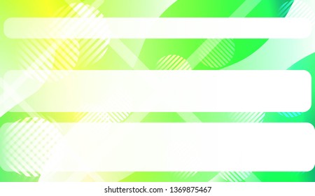 Wavy Background with Lines, Circle. For Cover Page, Landing Page, Banner. Vector Illustration.