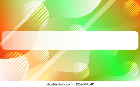 Wavy Background with Lines, Circle. For Design Flyer, Banner, Landing Page. Vector Illustration with Color Gradient