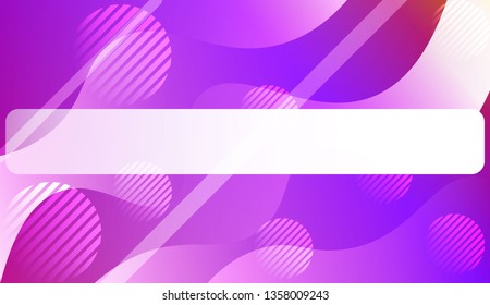 Wavy Background with Lines, Circle. For Design Flyer, Banner, Landing Page. Vector Illustration with Color Gradient