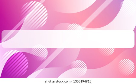 Wavy Background with Lines, Circle. For Flyer, Brochure, Booklet And Websites Design Vector Illustration with Color Gradient