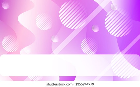 Wavy Background with Lines, Circle. For Flyer, Brochure, Booklet And Websites Design Vector Illustration with Color Gradient