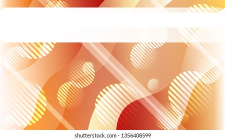 Wavy Background with Lines, Circle. For Flyer, Brochure, Booklet And Websites Design Vector Illustration with Color Gradient