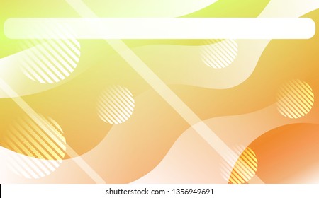 Wavy Background with Lines, Circle. For Flyer, Brochure, Booklet And Websites Design Vector Illustration with Color Gradient