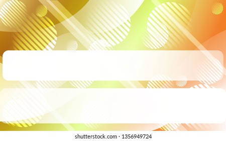 Wavy Background with Lines, Circle. For Flyer, Brochure, Booklet And Websites Design Vector Illustration with Color Gradient