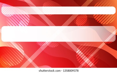 Wavy Background with Lines, Circle. For Flyer, Brochure, Booklet And Websites Design Vector Illustration with Color Gradient