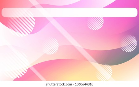 Wavy Background with Lines, Circle. For Flyer, Brochure, Booklet And Websites Design Vector Illustration.