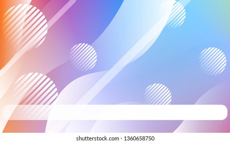 Wavy Background with Lines, Circle. For Flyer, Brochure, Booklet And Websites Design Vector Illustration.