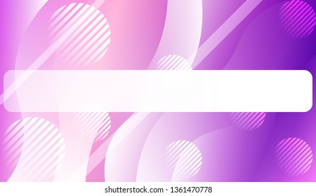 Wavy Background with Lines, Circle. For Flyer, Brochure, Booklet And Websites Design Vector Illustration with Color Gradient