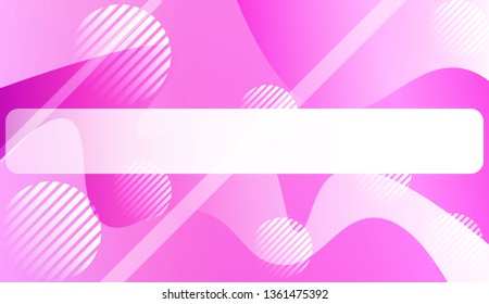 Wavy Background with Lines, Circle. For Flyer, Brochure, Booklet And Websites Design Vector Illustration with Color Gradient