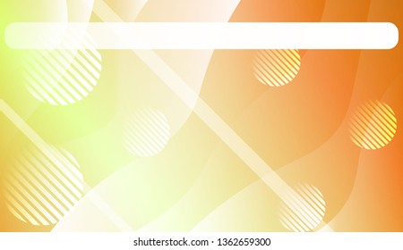 Wavy Background with Lines, Circle. For Flyer, Brochure, Booklet And Websites Design Vector Illustration with Color Gradient