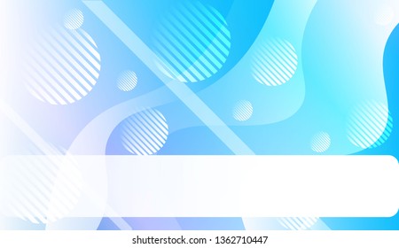 Wavy Background with Lines, Circle. For Flyer, Brochure, Booklet And Websites Design Vector Illustration with Color Gradient