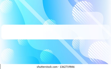 Wavy Background with Lines, Circle. For Flyer, Brochure, Booklet And Websites Design Vector Illustration with Color Gradient
