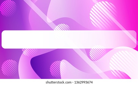 Wavy Background with Lines, Circle. For Flyer, Brochure, Booklet And Websites Design Vector Illustration with Color Gradient