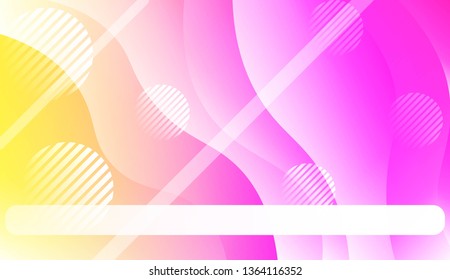 Wavy Background with Lines, Circle. For Flyer, Brochure, Booklet And Websites Design Vector Illustration.