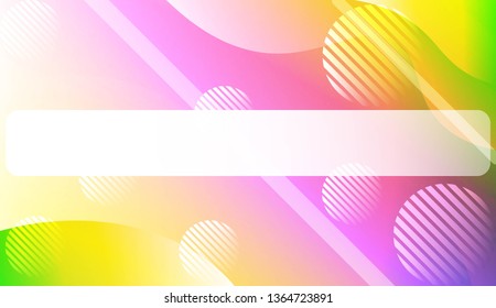 Wavy Background with Lines, Circle. For Flyer, Brochure, Booklet And Websites Design Vector Illustration.