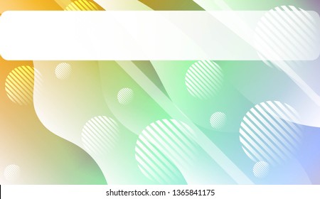 Wavy Background with Lines, Circle. For Flyer, Brochure, Booklet And Websites Design Vector Illustration.