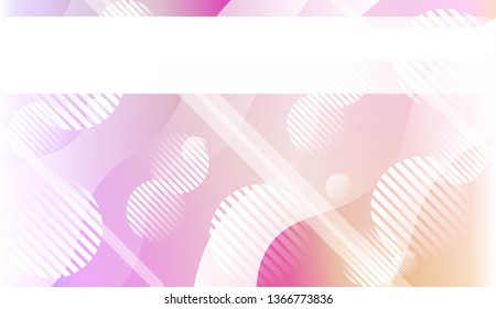 Wavy Background with Lines, Circle. For Flyer, Brochure, Booklet And Websites Design Vector Illustration.