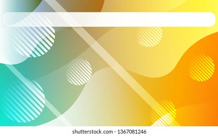 Wavy Background with Lines, Circle. For Flyer, Brochure, Booklet And Websites Design Vector Illustration.