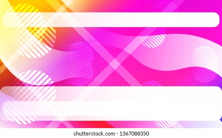 Wavy Background with Lines, Circle. For Flyer, Brochure, Booklet And Websites Design Vector Illustration.