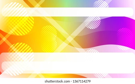Wavy Background with Lines, Circle. For Flyer, Brochure, Booklet And Websites Design Vector Illustration.
