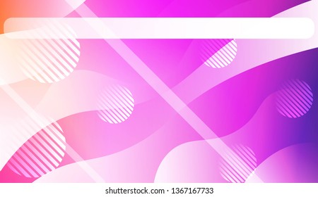 Wavy Background with Lines, Circle. For Flyer, Brochure, Booklet And Websites Design Vector Illustration.