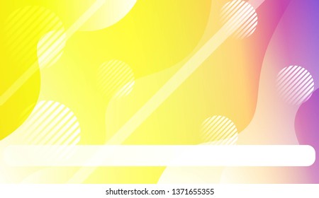Wavy Background with Lines, Circle. For Flyer, Brochure, Booklet And Websites Design Vector Illustration.
