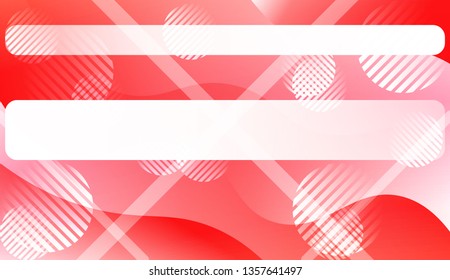 Wavy Background with Lines, Circle.. For Your Design Ad, Banner, Cover Page. Vector Illustration with Color Gradient