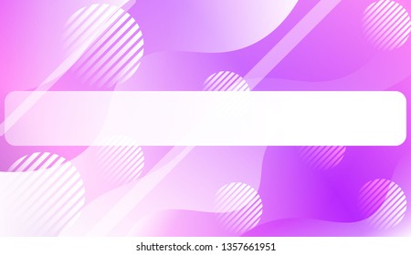 Wavy Background with Lines, Circle.. For Your Design Ad, Banner, Cover Page. Vector Illustration with Color Gradient