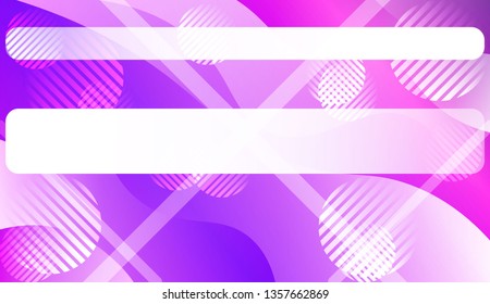 Wavy Background with Lines, Circle.. For Your Design Ad, Banner, Cover Page. Vector Illustration with Color Gradient