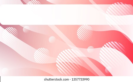 Wavy Background with Lines, Circle.. For Your Design Ad, Banner, Cover Page. Vector Illustration with Color Gradient
