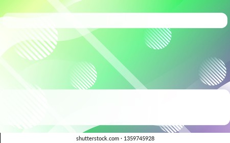 Wavy Background with Lines, Circle.. For Your Design Ad, Banner, Cover Page. Vector Illustration with Color Gradient