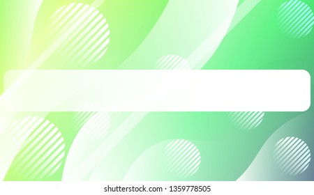 Wavy Background with Lines, Circle.. For Your Design Ad, Banner, Cover Page. Vector Illustration with Color Gradient