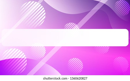 Wavy Background with Lines, Circle.. For Your Design Ad, Banner, Cover Page. Vector Illustration with Color Gradient