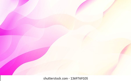 Wavy Background with Lines. Design For Your Header Page, Ad, Poster, Banner. Vector Illustration with Color Gradient