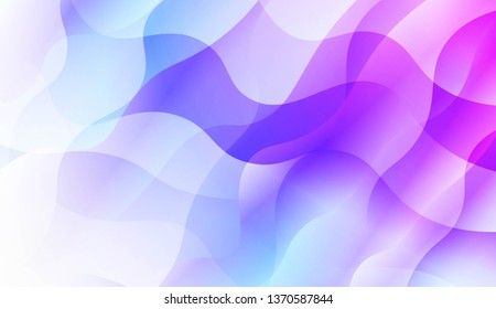 Wavy Background with Lines. Design For Your Header Page, Ad, Poster, Banner. Vector Illustration with Color Gradient