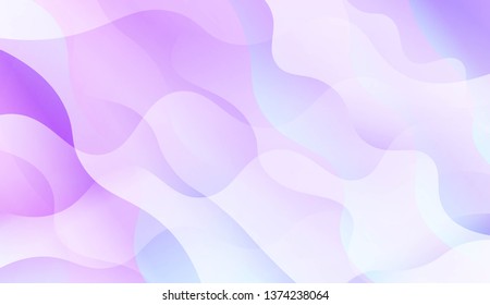 Wavy Background with Lines. Design For Your Header Page, Ad, Poster, Banner. Vector Illustration with Color Gradient