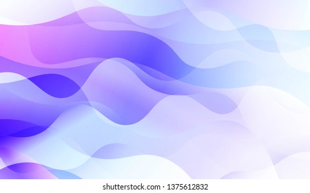 Wavy Background with Lines. Design For Your Header Page, Ad, Poster, Banner. Vector Illustration with Color Gradient