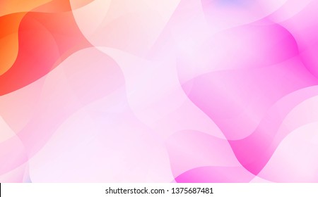 Wavy Background with Lines. Design For Your Header Page, Ad, Poster, Banner. Vector Illustration with Color Gradient
