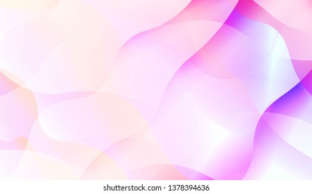 Wavy Background with Lines. Design For Your Header Page, Ad, Poster, Banner. Vector Illustration with Color Gradient
