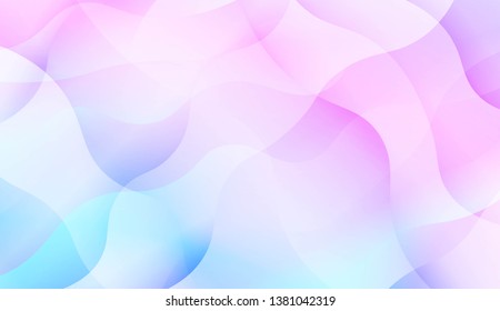 Wavy Background with Lines. Design For Your Header Page, Ad, Poster, Banner. Vector Illustration with Color Gradient