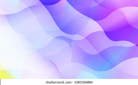 Wavy Background with Lines. Design For Your Header Page, Ad, Poster, Banner. Vector Illustration with Color Gradient