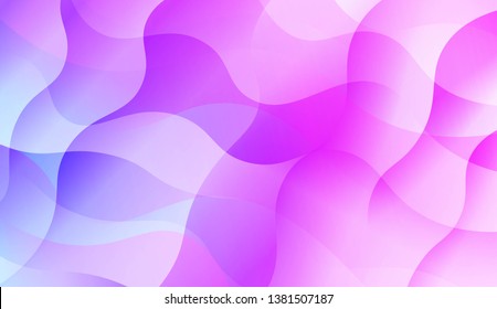 Wavy Background with Lines. Design For Your Header Page, Ad, Poster, Banner. Vector Illustration with Color Gradient