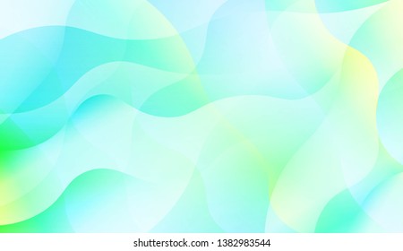 Wavy Background with Lines. Design For Your Header Page, Ad, Poster, Banner. Vector Illustration with Color Gradient