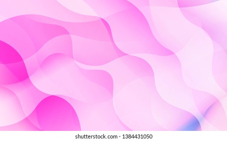Wavy Background with Lines. Design For Your Header Page, Ad, Poster, Banner. Vector Illustration with Color Gradient