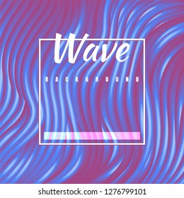 Wavy background with oscillating smooth structure of tubules