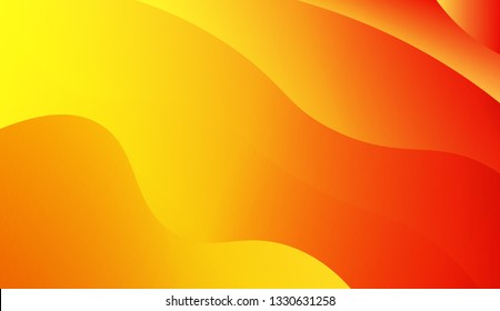 Wavy Background in Pastel Color Design. Fluid Shapes. Contrast colors. Vector illustration with geometric shapes layers. Futuristic wavy backdrop. Gradient.