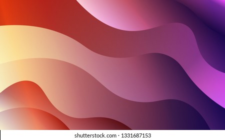 Wavy Background in Pastel Color Design. Fluid Shapes. Abstract Background for Wallpaper, Web Design, Brochure, Visit Card. Vector wave pattern. Futuristic design.